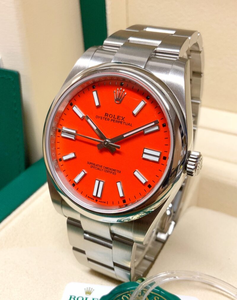 Rolex Datejust Perpetual 41mm Arancio - immagine 3